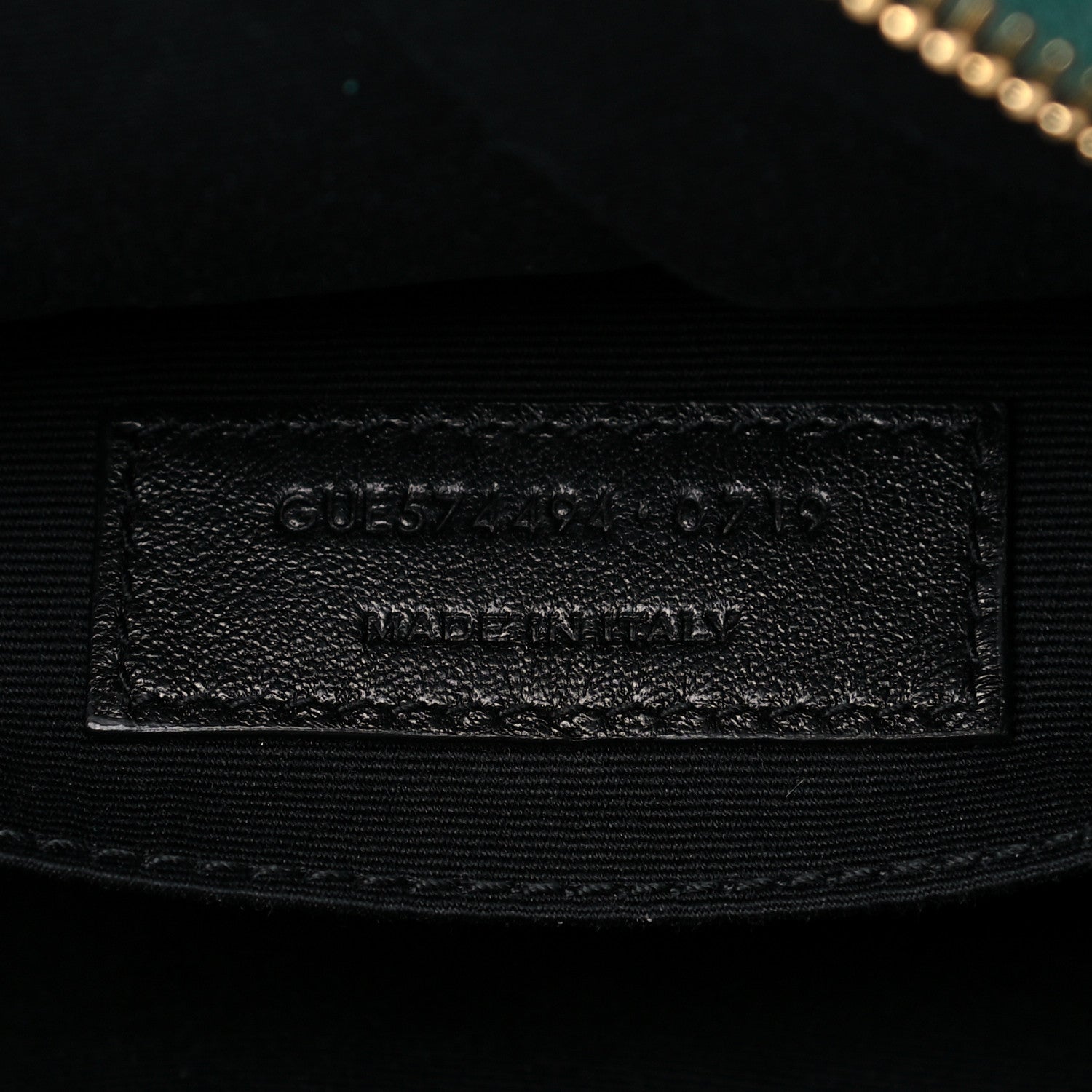 Saint Laurent Velvet Matelasse Monogram Lou Camera Bag Deep Malachite 7 of 12