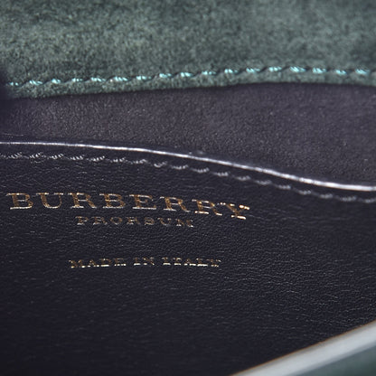 Burberry Suede Small Square Buckle Belt Bag Dark Forest Green 6 of 6