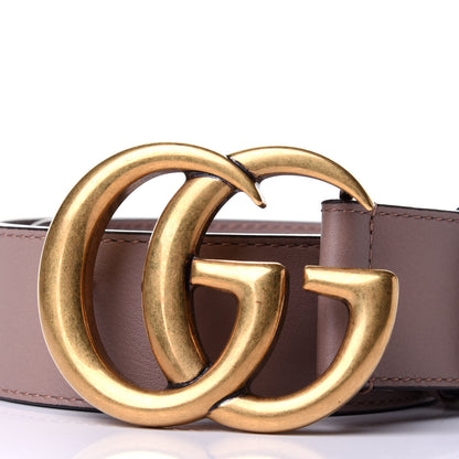 Gucci Calfskin Double G 40mm Belt 80 32 Porcelain Rose 2 of 4