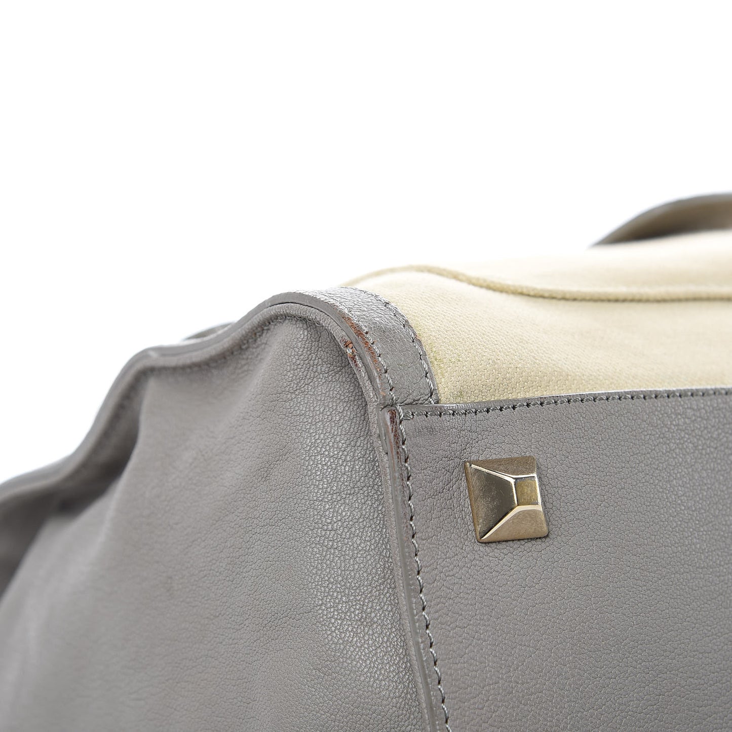 Canvas Chevre Lune MM Cream Grey