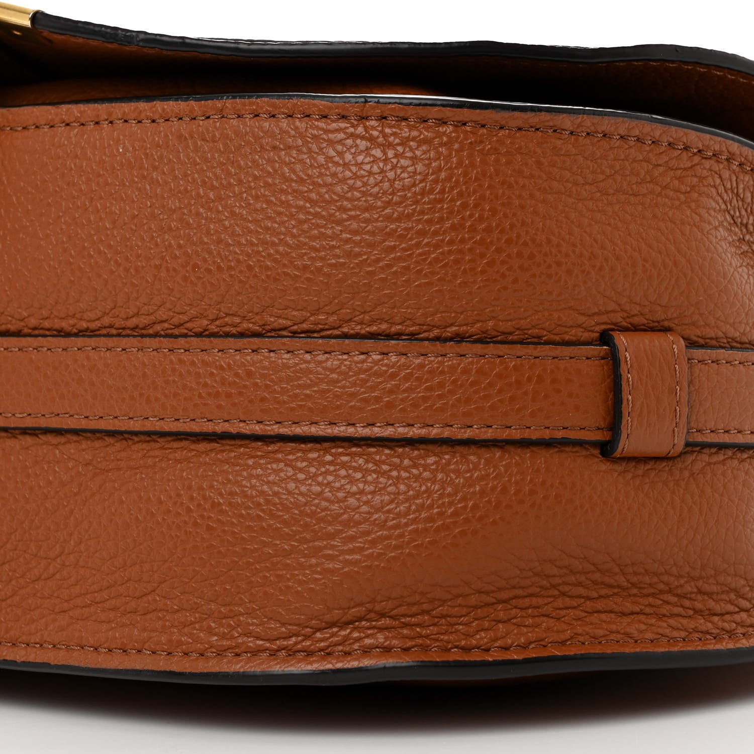 Chloe Calfskin Medium Marcie Round Crossbody Bag Tan 11 of 19