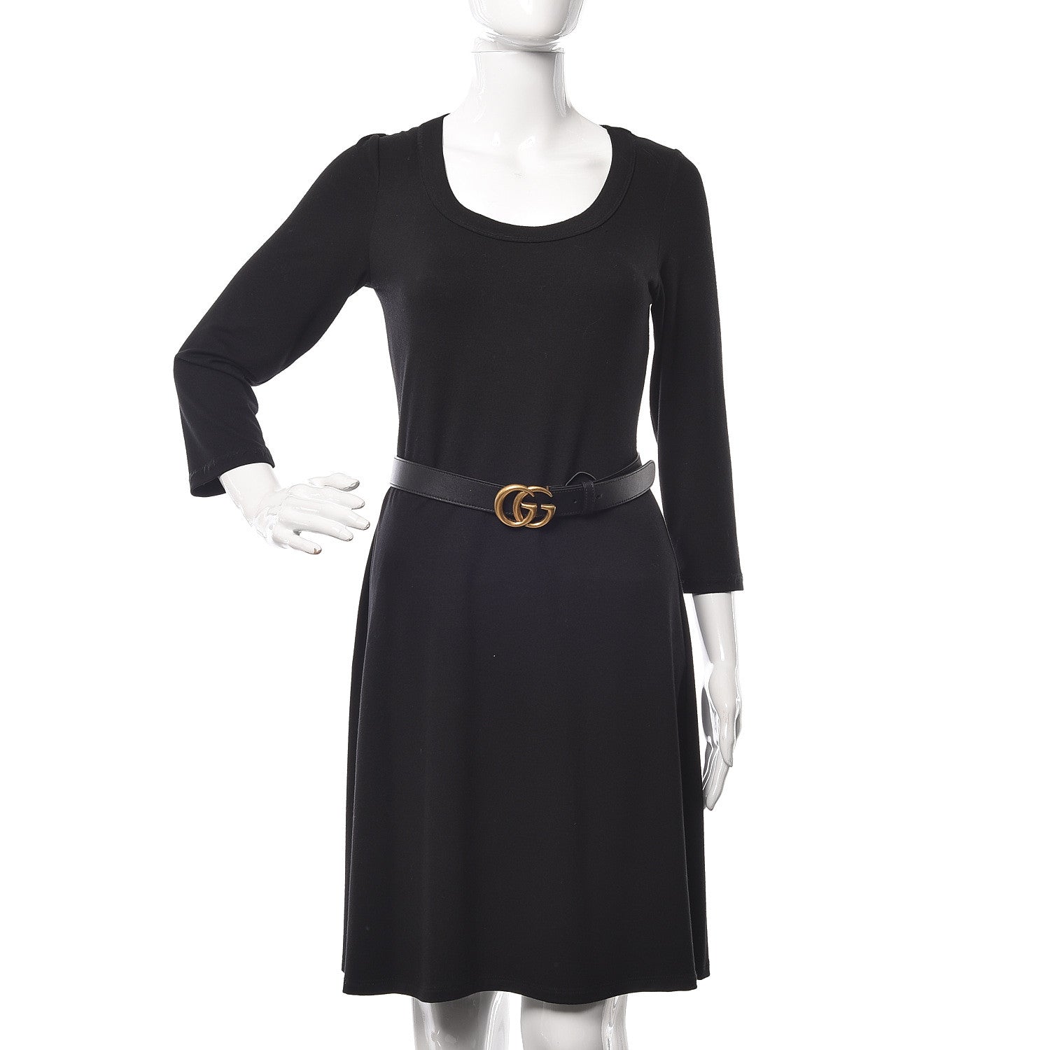 Gucci Calfskin Double G 30mm Belt 75 30 Black 2 of 6