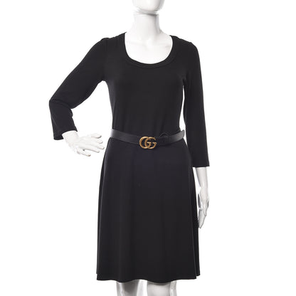 Gucci Calfskin Double G 30mm Belt 75 30 Black 2 of 6