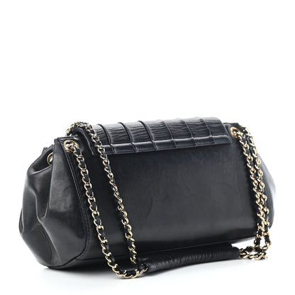 Chanel Lambskin Vertical Quilt Small Accordion Flap Black 3 of 10