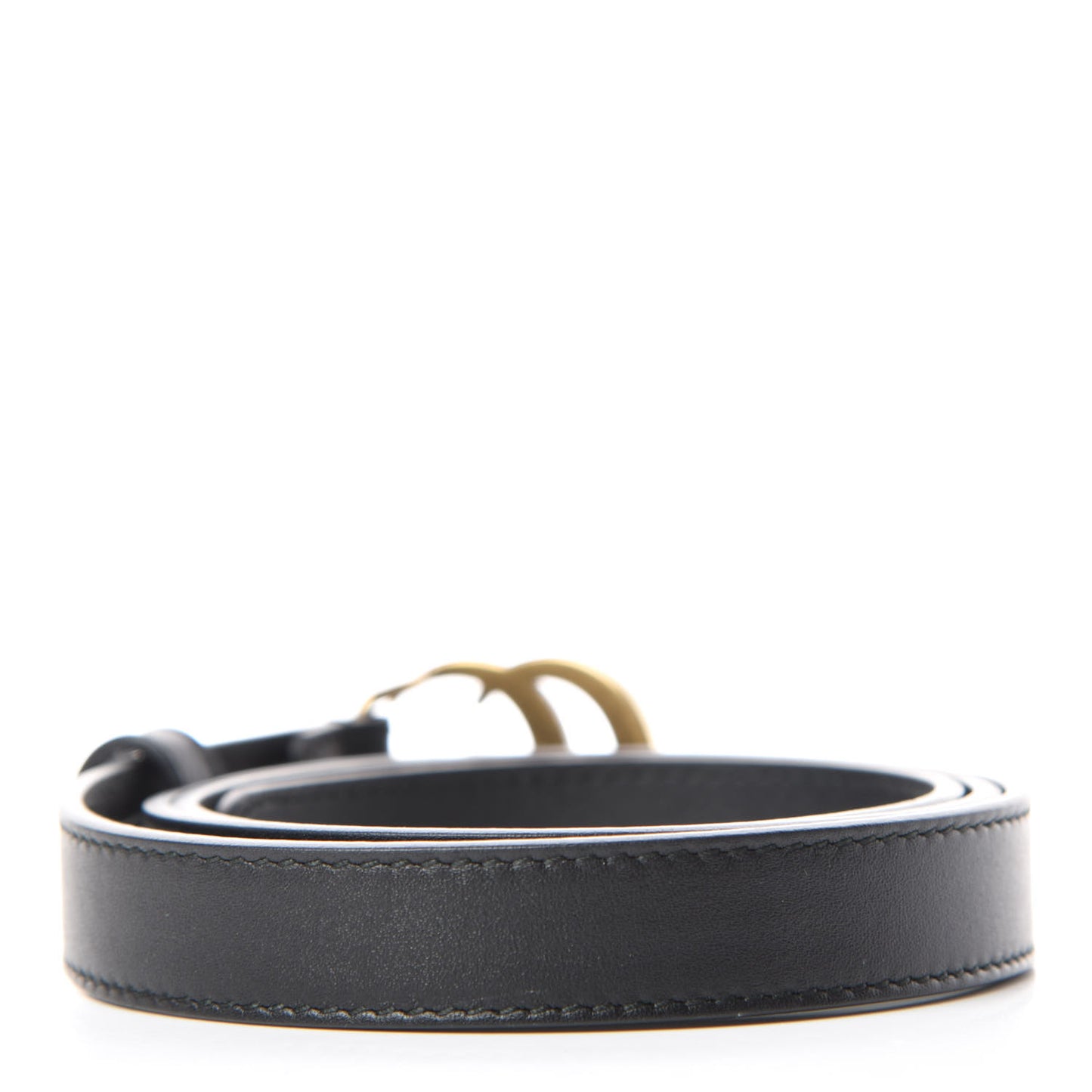 Calfskin Double G 20mm Belt 85 34 Black