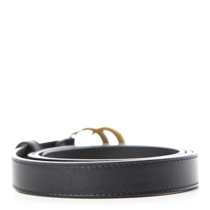 Gucci Calfskin Double G 20mm Belt 85 34 Black 3 of 6