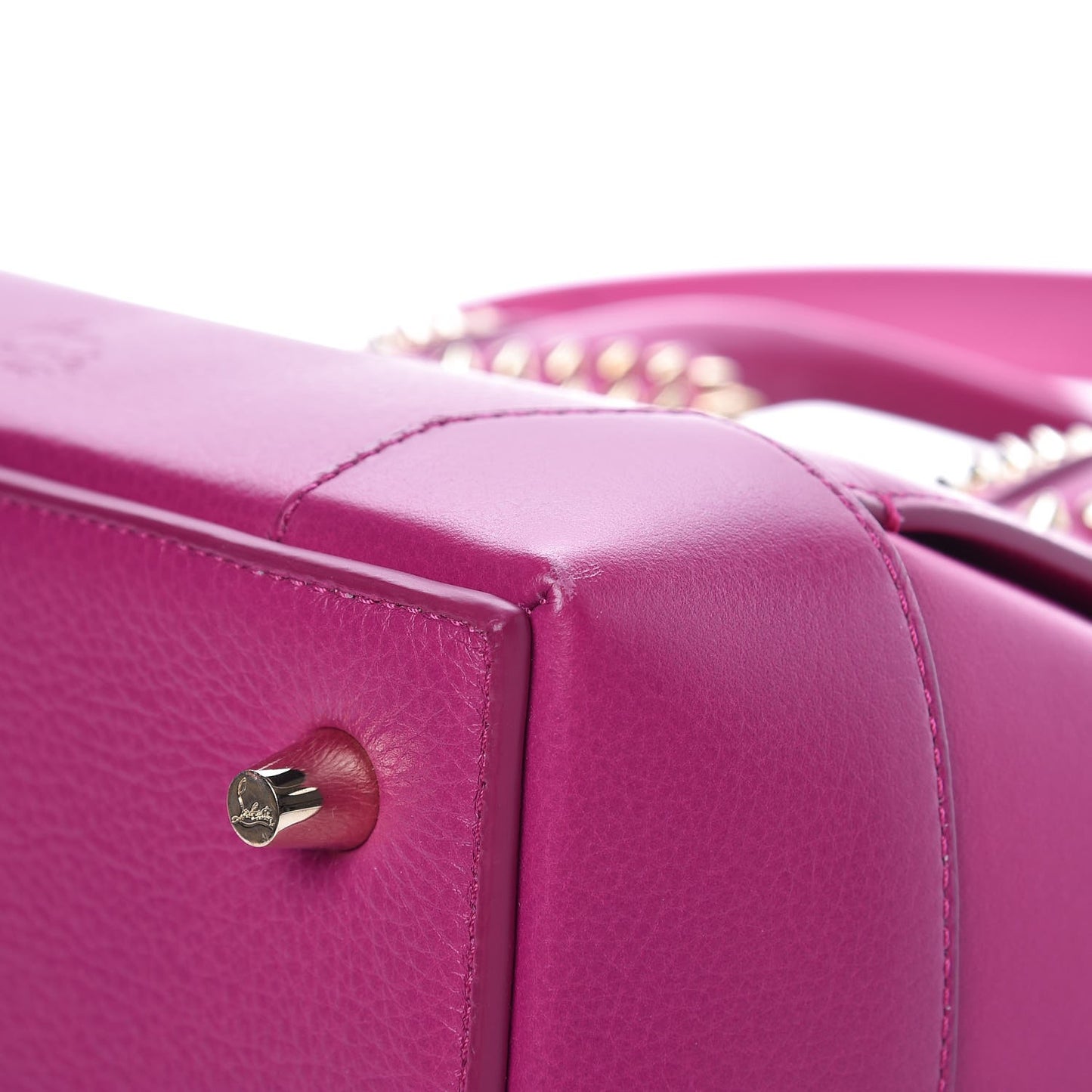 Calfskin Small Eloise Tote Fuchsia