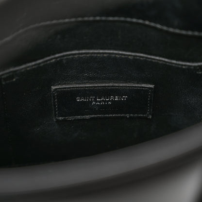 Saint Laurent Calfskin Crystal Embellished Nano Sac de Jour Black 7 of 10