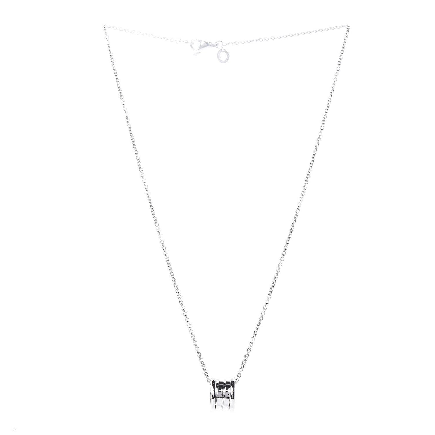 18K White Gold B.Zero1 Pendant Necklace