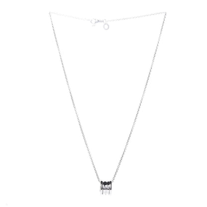 Bulgari 18K White Gold B.Zero1 Pendant Necklace 3 of 7