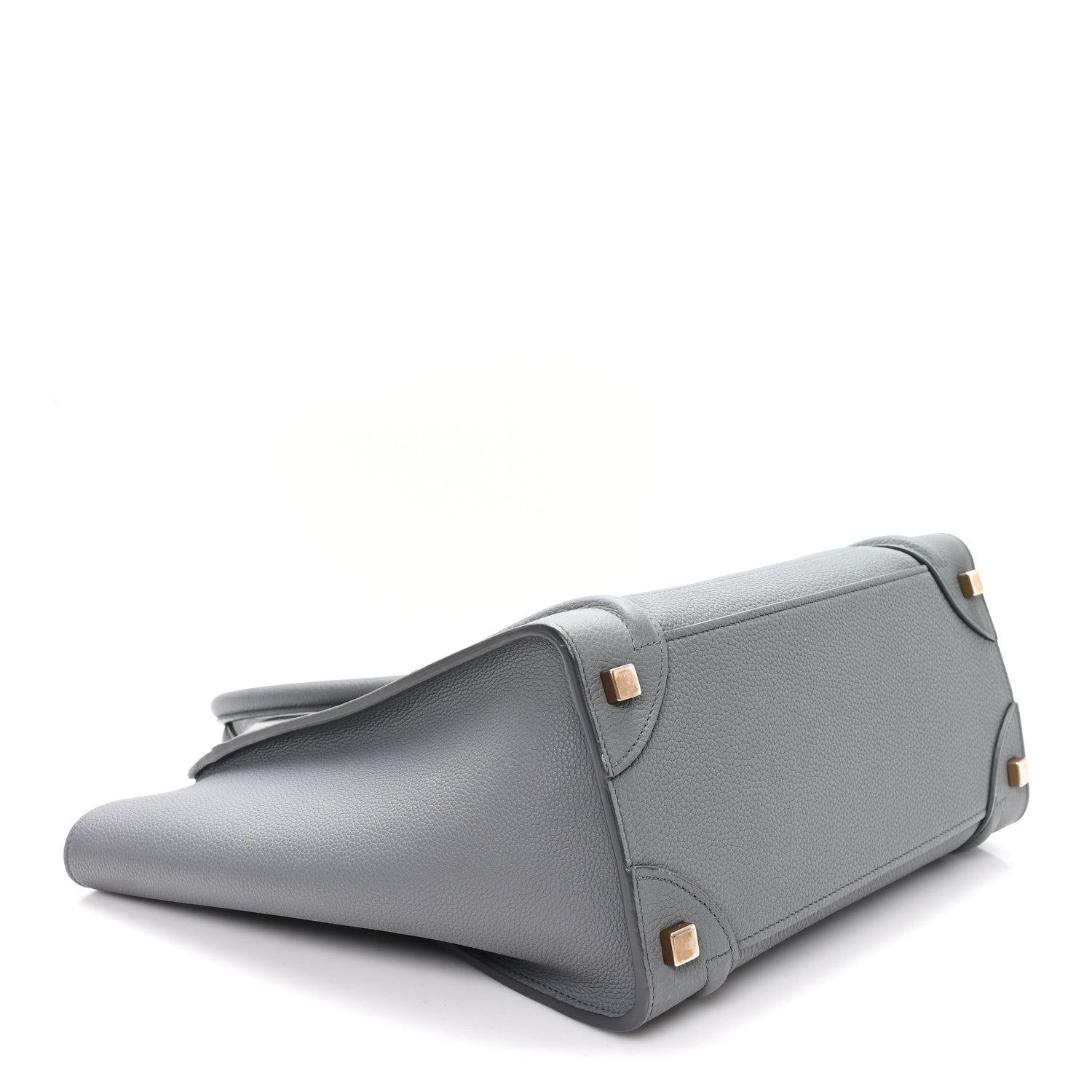 Celine Baby Drummed Calfskin Micro Luggage Kohl 4 of 11