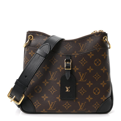 Louis Vuitton Monogram Odeon PM Black 1 of 8