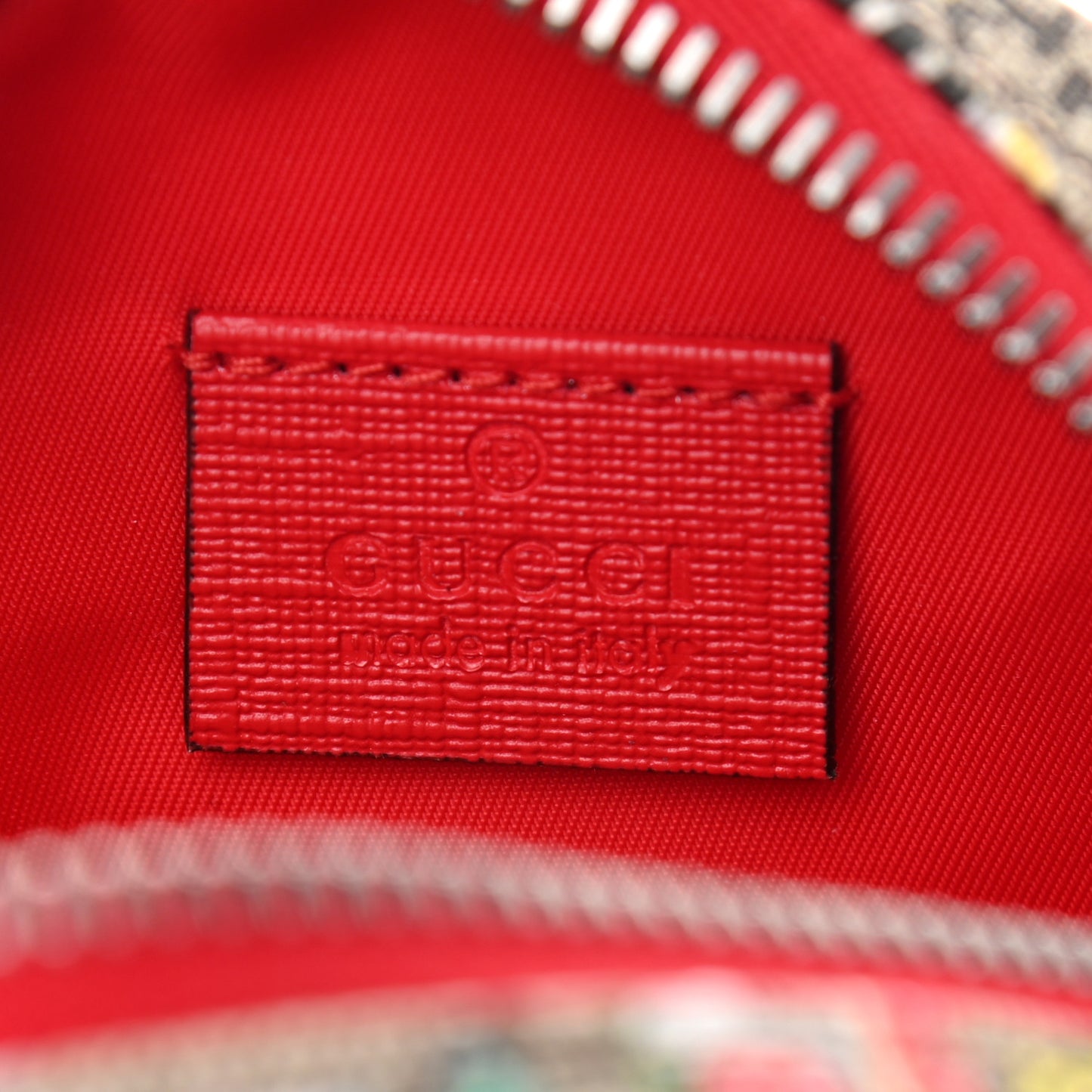 GG Supreme Monogram Web Childrens Print Round Belt Bag Multicolor