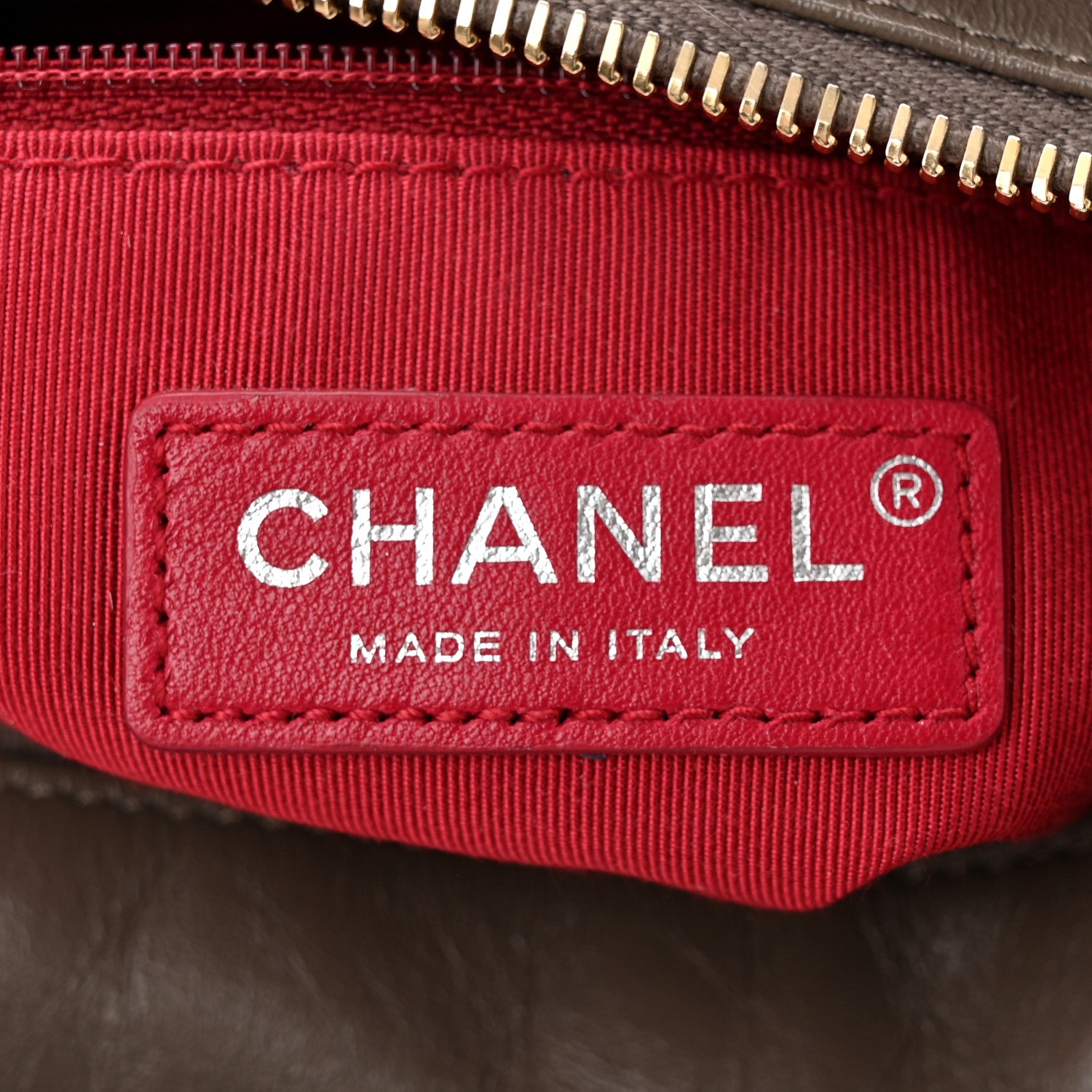 Chanel Aged Calfskin Quilted Small Gabrielle Hobo Grey 6 of 12
