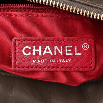 Chanel Aged Calfskin Quilted Small Gabrielle Hobo Grey 6 of 12