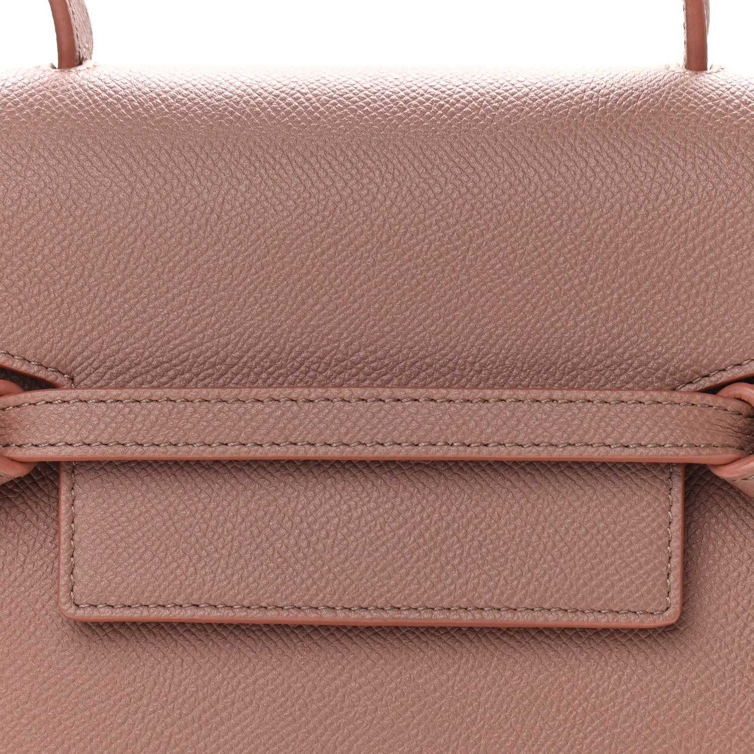 Celine Grained Calfskin Nano Belt Bag Antique Rose 9 of 12