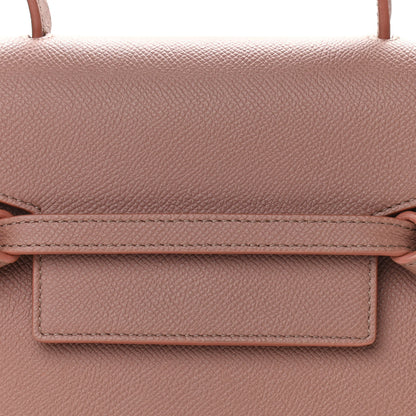 Celine Grained Calfskin Nano Belt Bag Antique Rose 9 of 12