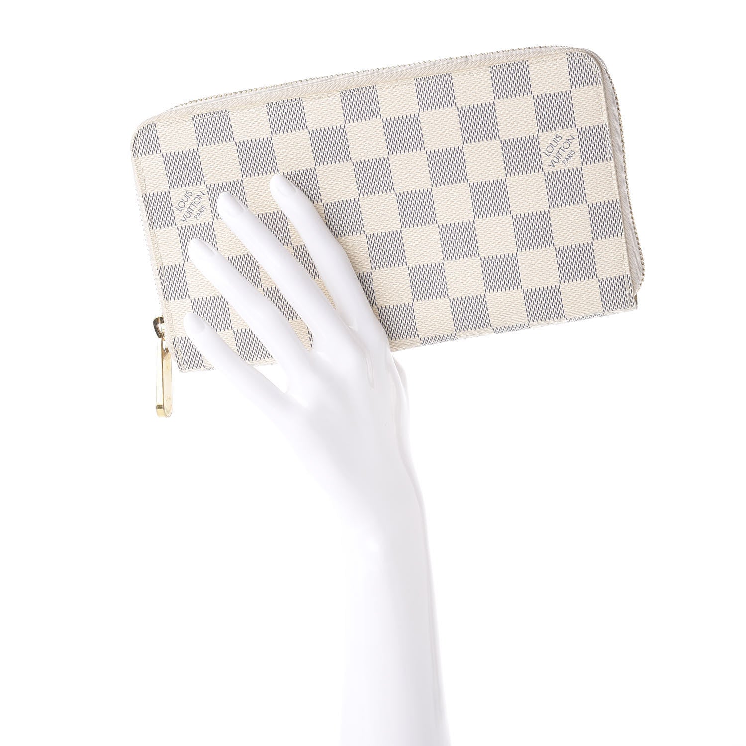 Louis Vuitton Damier Azur Zippy Organizer Wallet 2 of 11