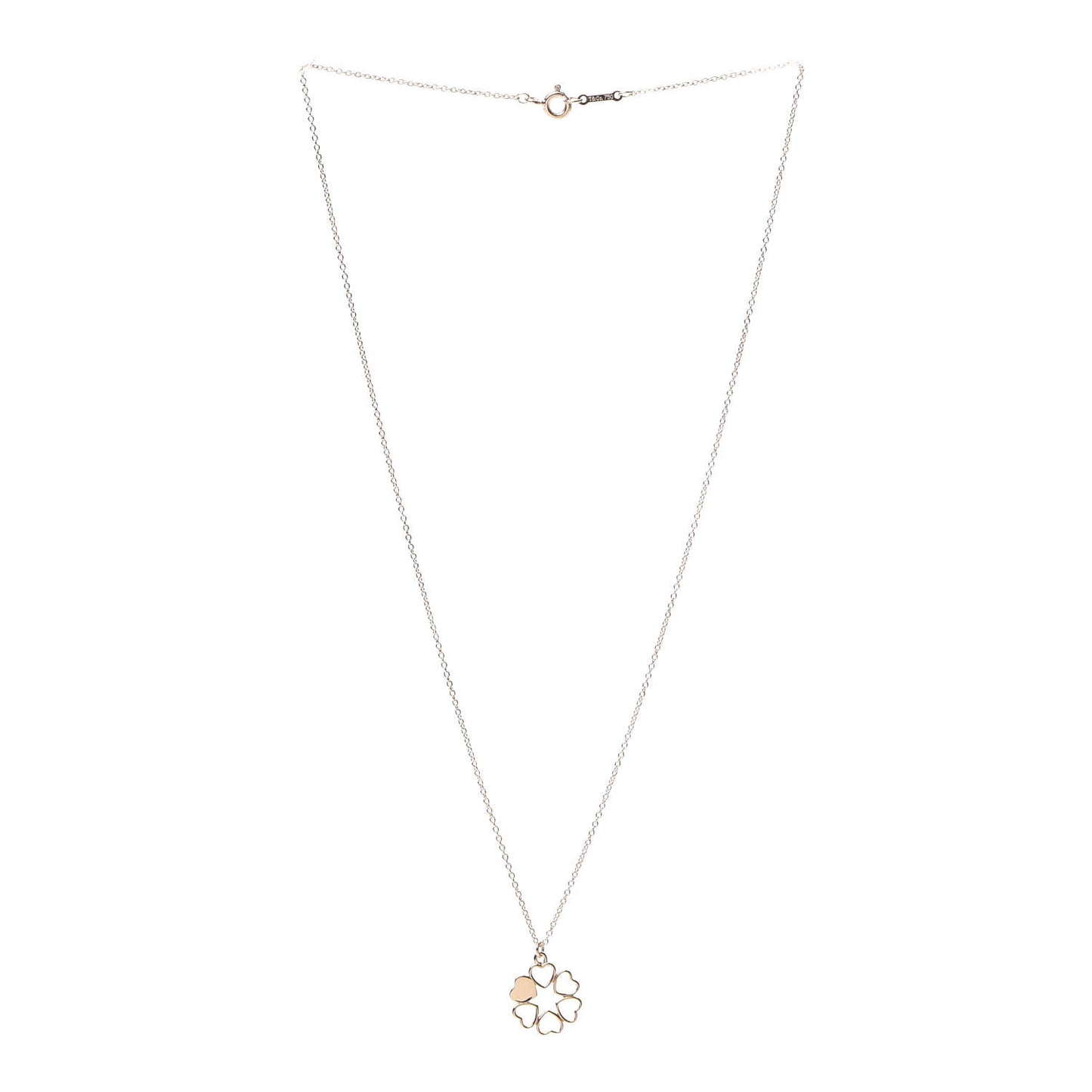 18K Rose Gold Paloma Picasso Crown of Hearts Pendant Necklace