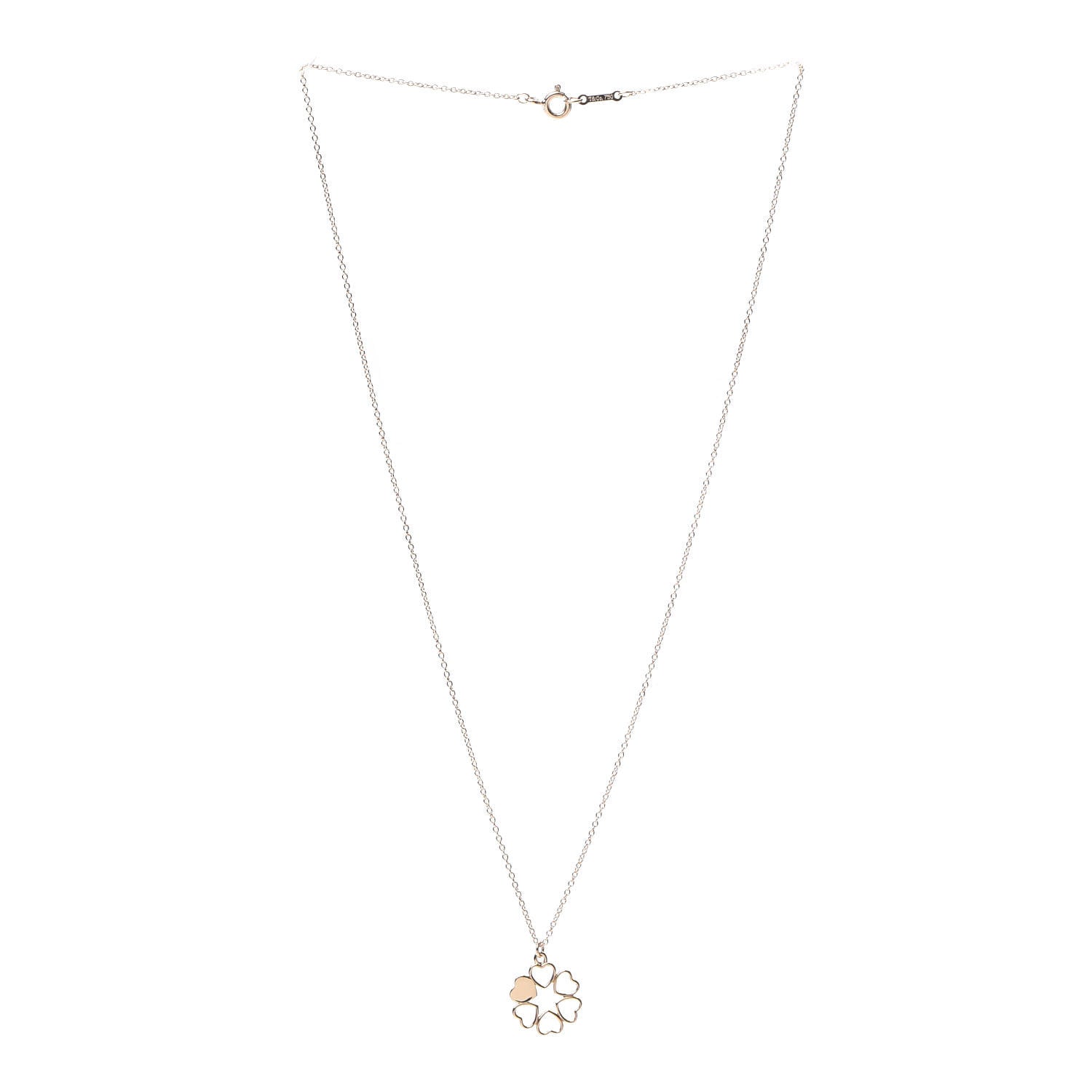 Tiffany 18K Rose Gold Paloma Picasso Crown of Hearts Pendant Necklace 3 of 5