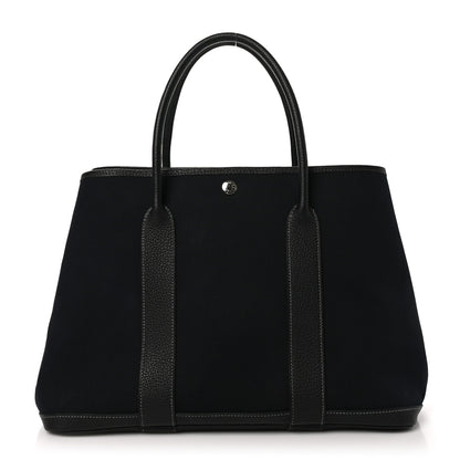 Hermes Toile Negonda Garden Party Tote 36 MM Black 1 of 10
