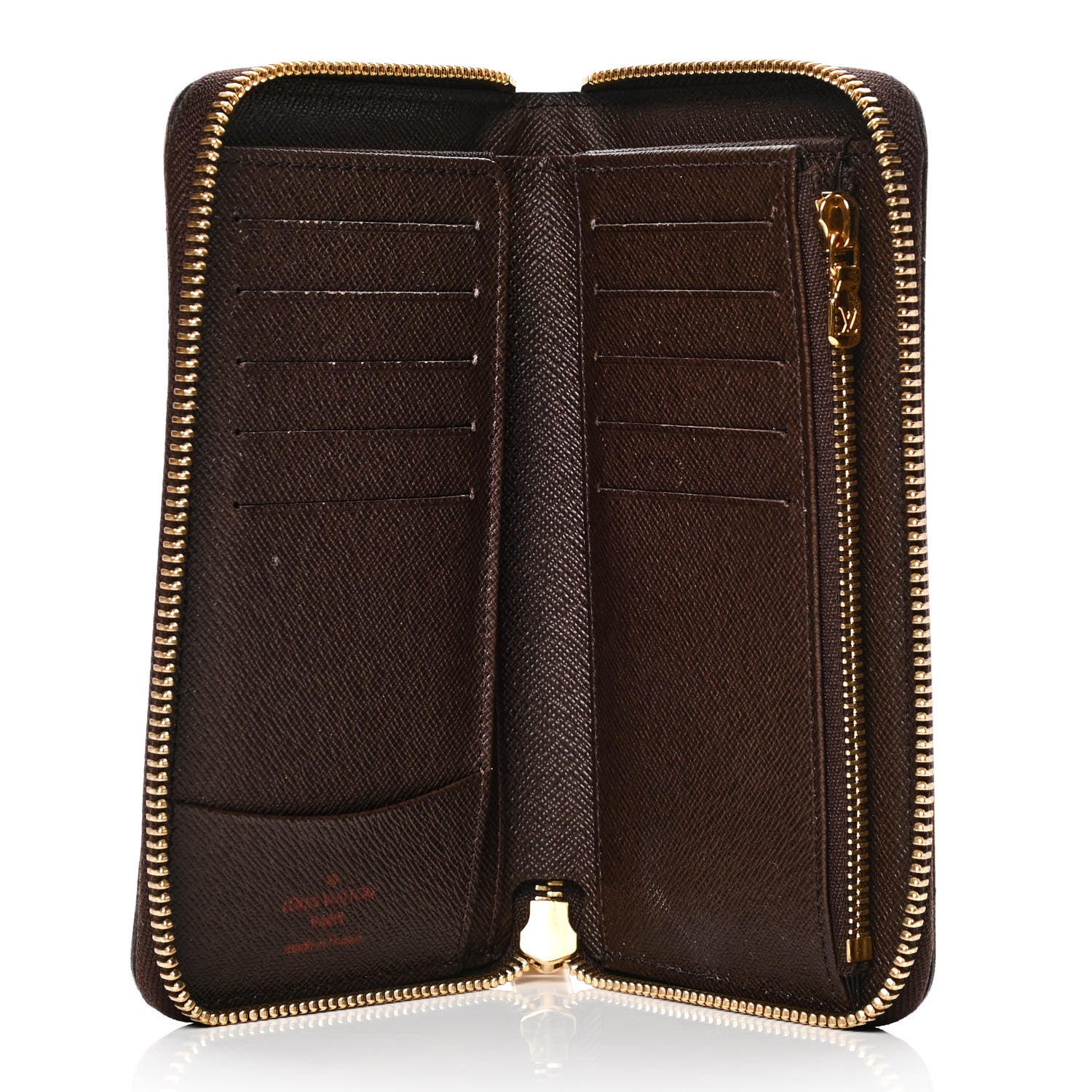 Louis Vuitton Damier Ebene Zippy Compact Wallet 4 of 5