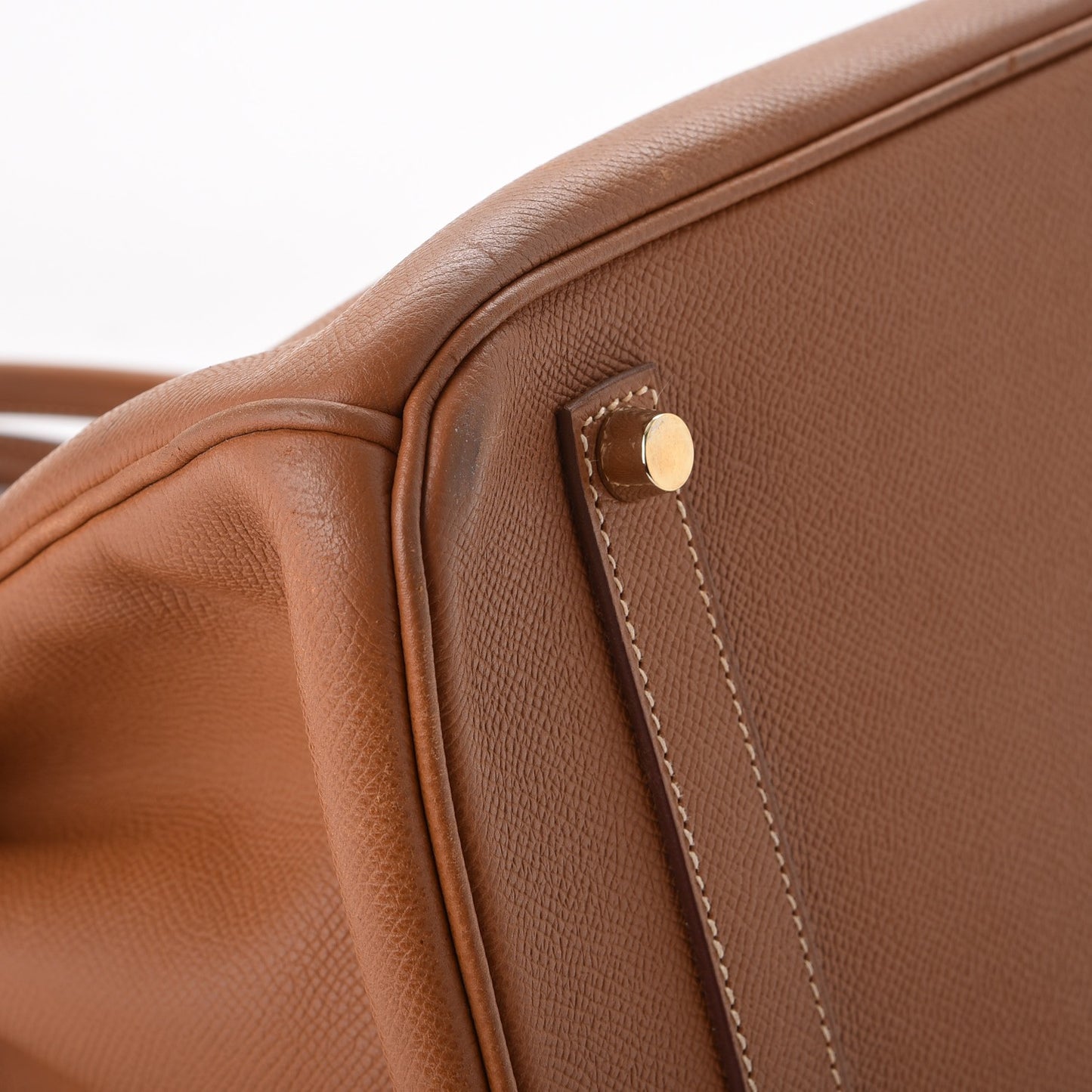 Epsom Birkin 35 Gold