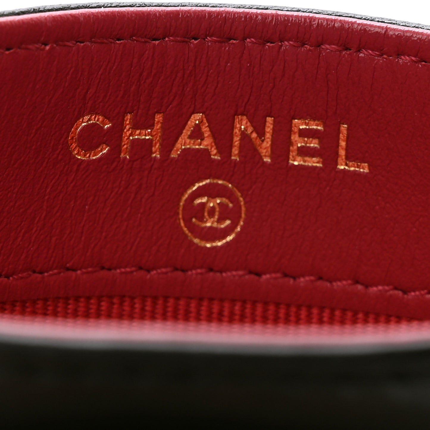 Lambskin Quilted Chanel 19 Card Holder Black