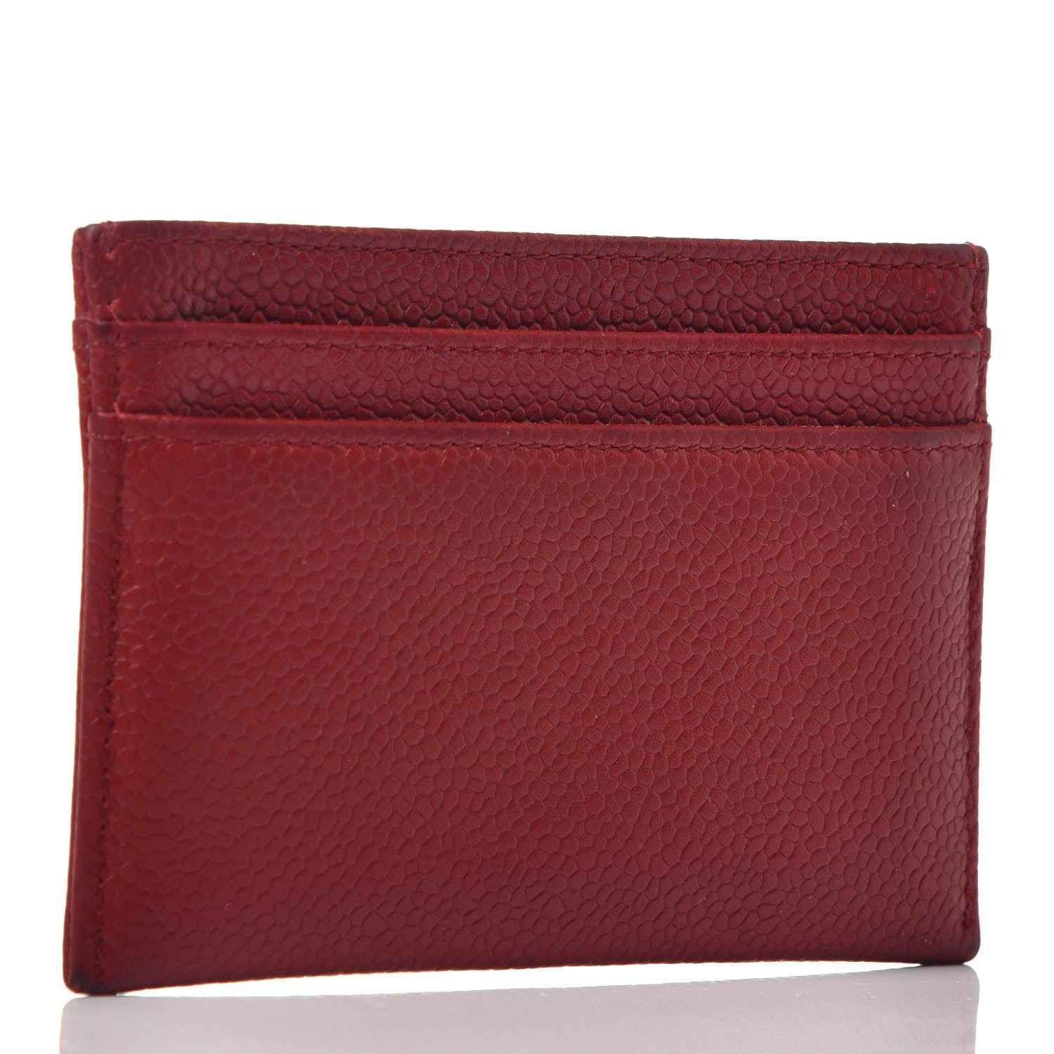 Chanel Caviar Timeless CC Card Holder Red 3 of 8