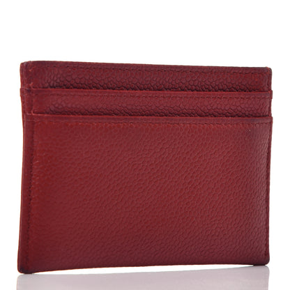 Chanel Caviar Timeless CC Card Holder Red 3 of 8