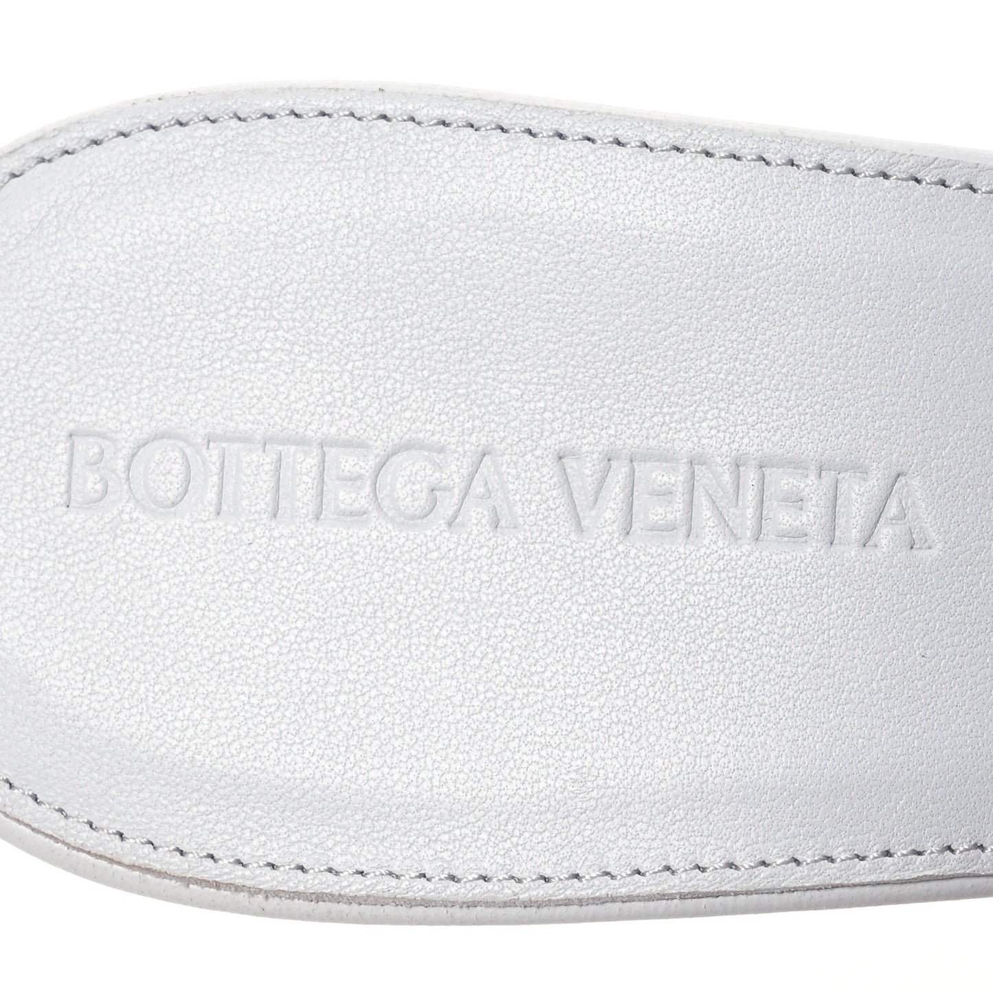 Nappa Maxi Intrecciato Lido Mule Sandals 40 Optic White