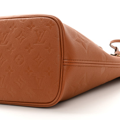 Louis Vuitton Empreinte Monogram Giant Neverfull MM Cognac 10 of 10