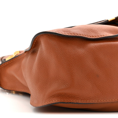 Chloe Calfskin Medium Marcie Satchel Tan 9 of 12