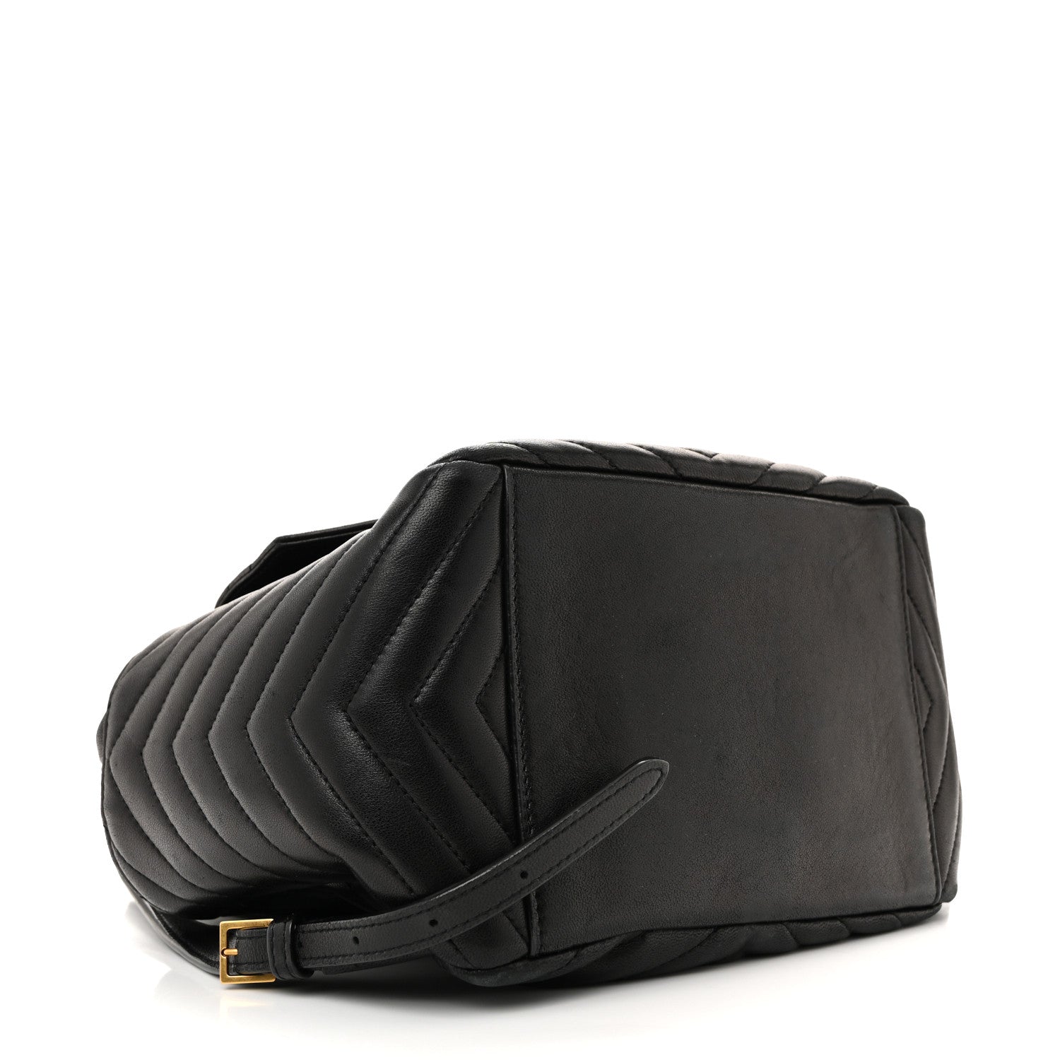 Saint Laurent Lambskin Matelasse Monogram Joe Backpack Black 4 of 10