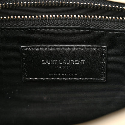 Saint Laurent Lambskin Quilted Toy Loulou Puffer Monogram Chain Satchel Crema Soft 6 of 9