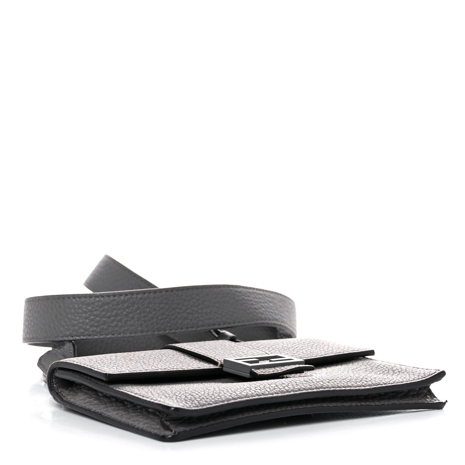 Fendi Cuoio Romano Monochrome Baguette Belt Pouch Argilla 4 of 11