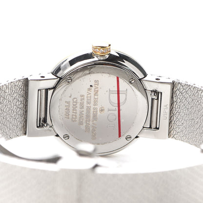 Christian Dior Stainless Steel Diamond Mother of Pearl 25mm La D De Dior Quartz Watch 4 of 6