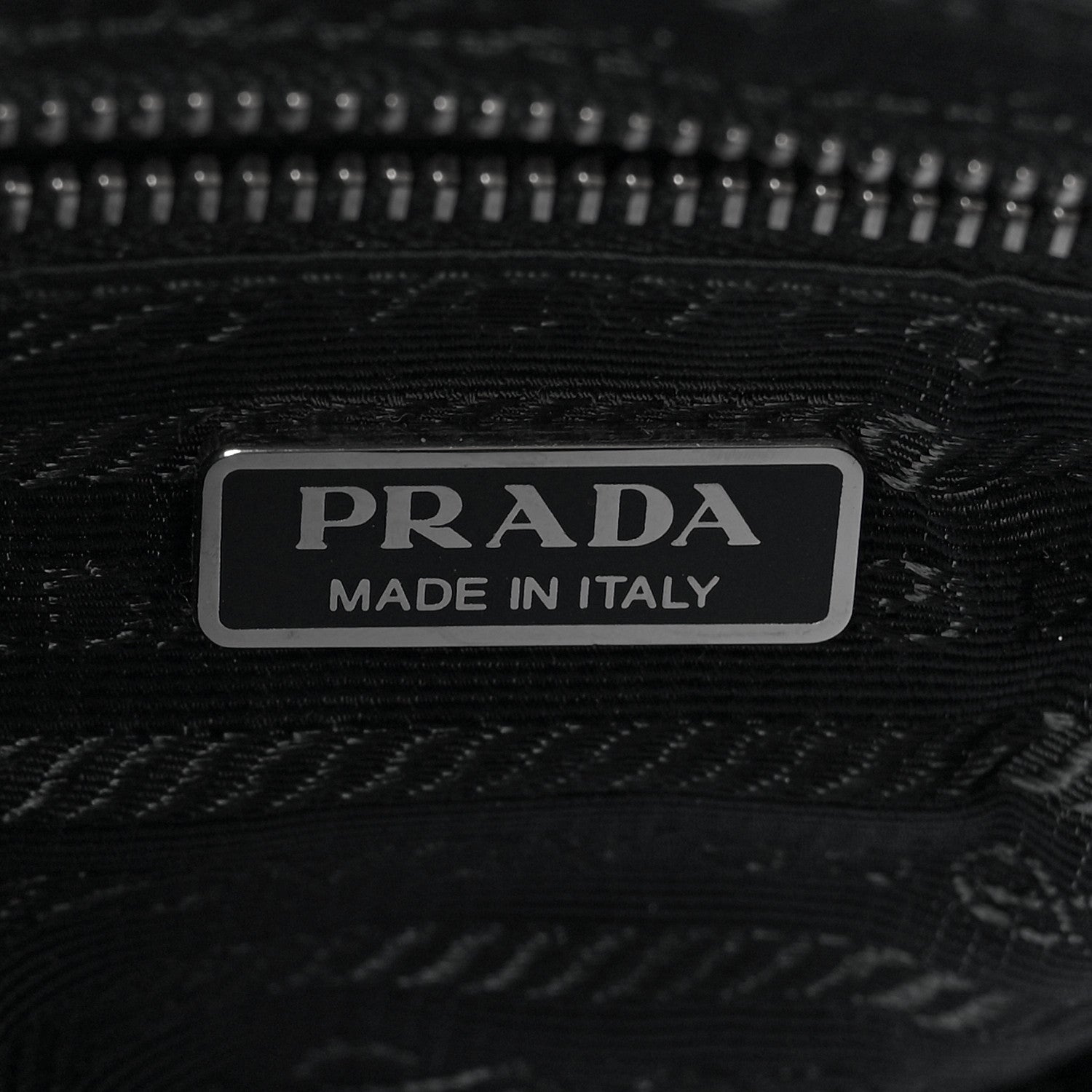 Prada Tessuto Nylon Pochette Bag Black 4 of 7