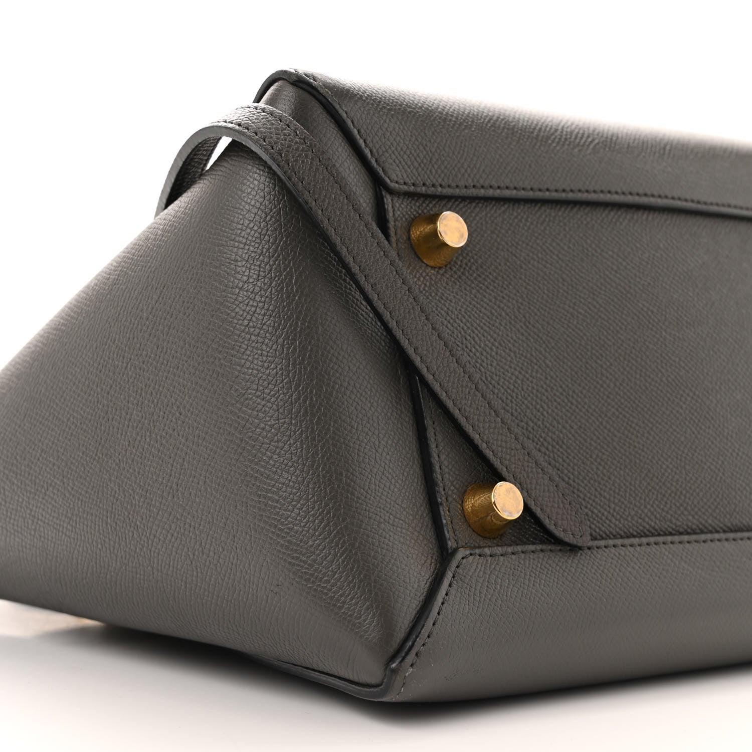 Celine Grained Calfskin Mini Belt Bag Grey 9 of 13
