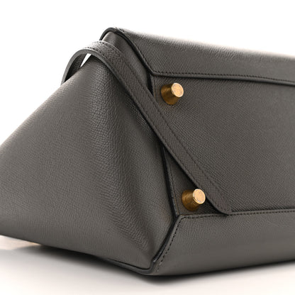 Celine Grained Calfskin Mini Belt Bag Grey 9 of 13