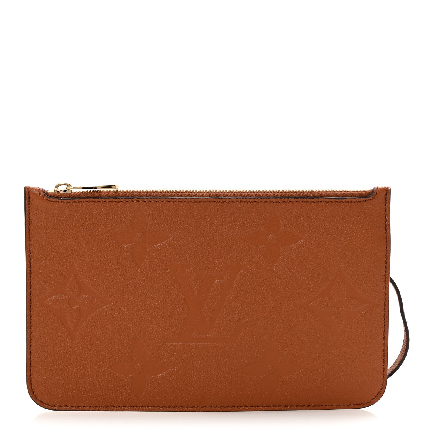 Louis Vuitton Empreinte Monogram Giant Neverfull MM Pochette Cognac 1 of 8