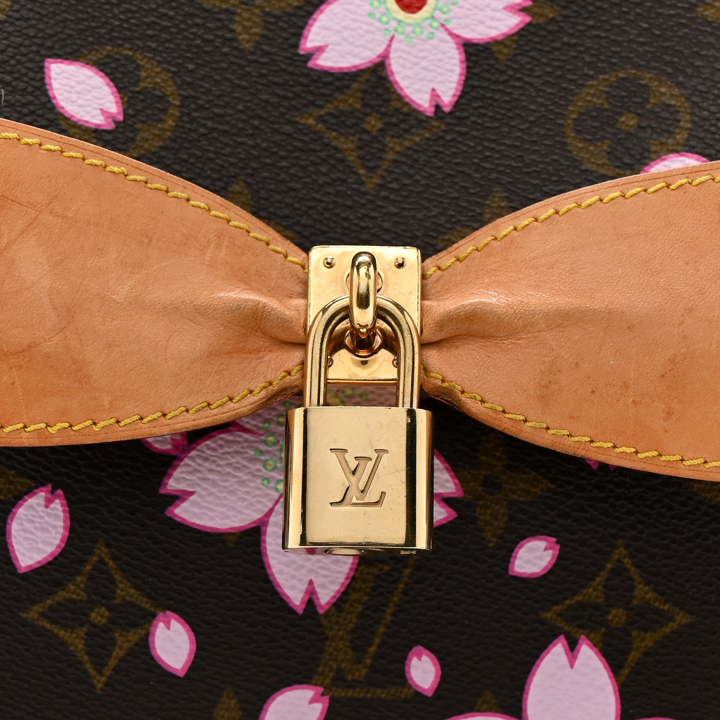 Monogram Cherry Blossom Sac Retro Bag Brown