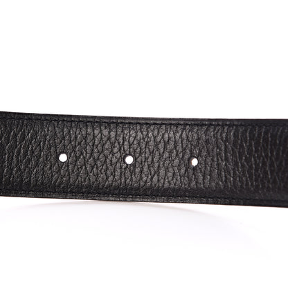 Hermes Togo Courchevel 32mm H Belt 80 Black Gold 6 of 11