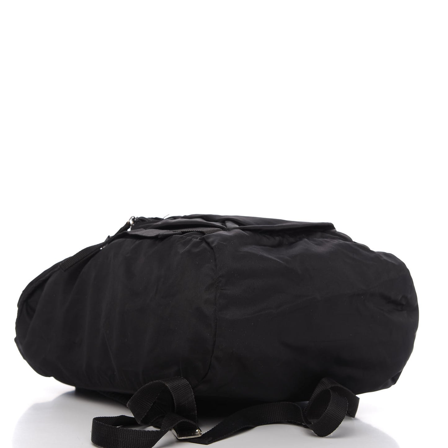 Tessuto Nylon Montagna Double Buckle Backpack Black