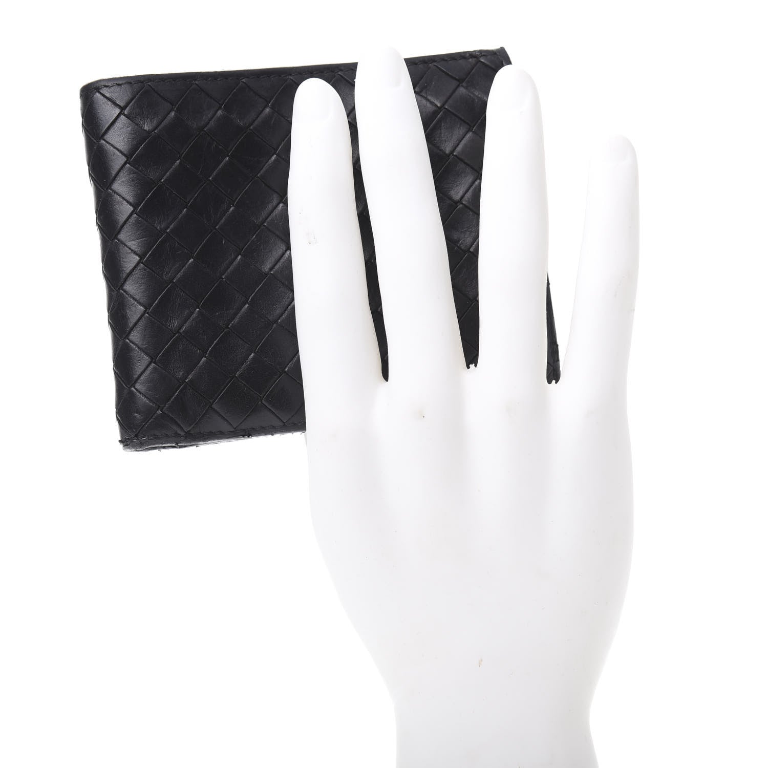 Bottega Veneta Nappa Intrecciato Bi-Fold Wallet Black 2 of 9