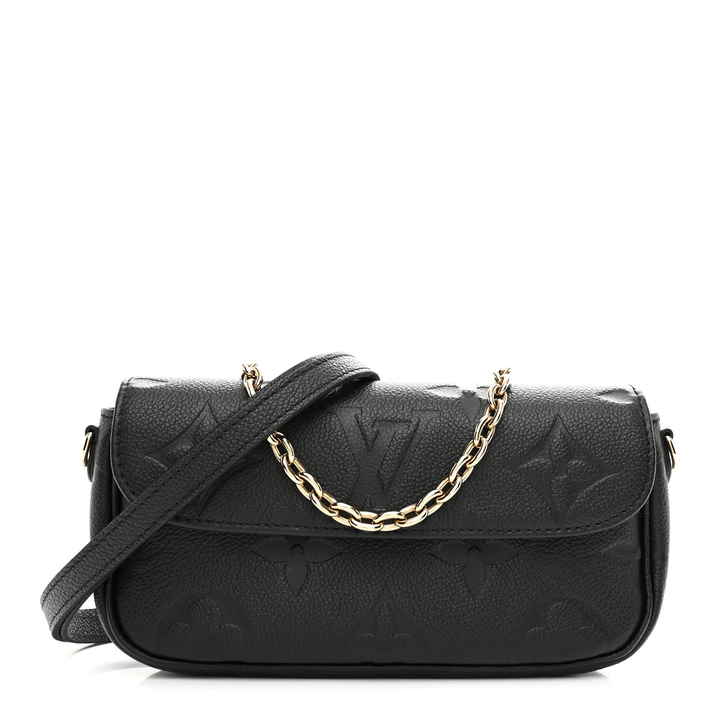 Empreinte Monogram Giant Ivy Wallet On Chain Black