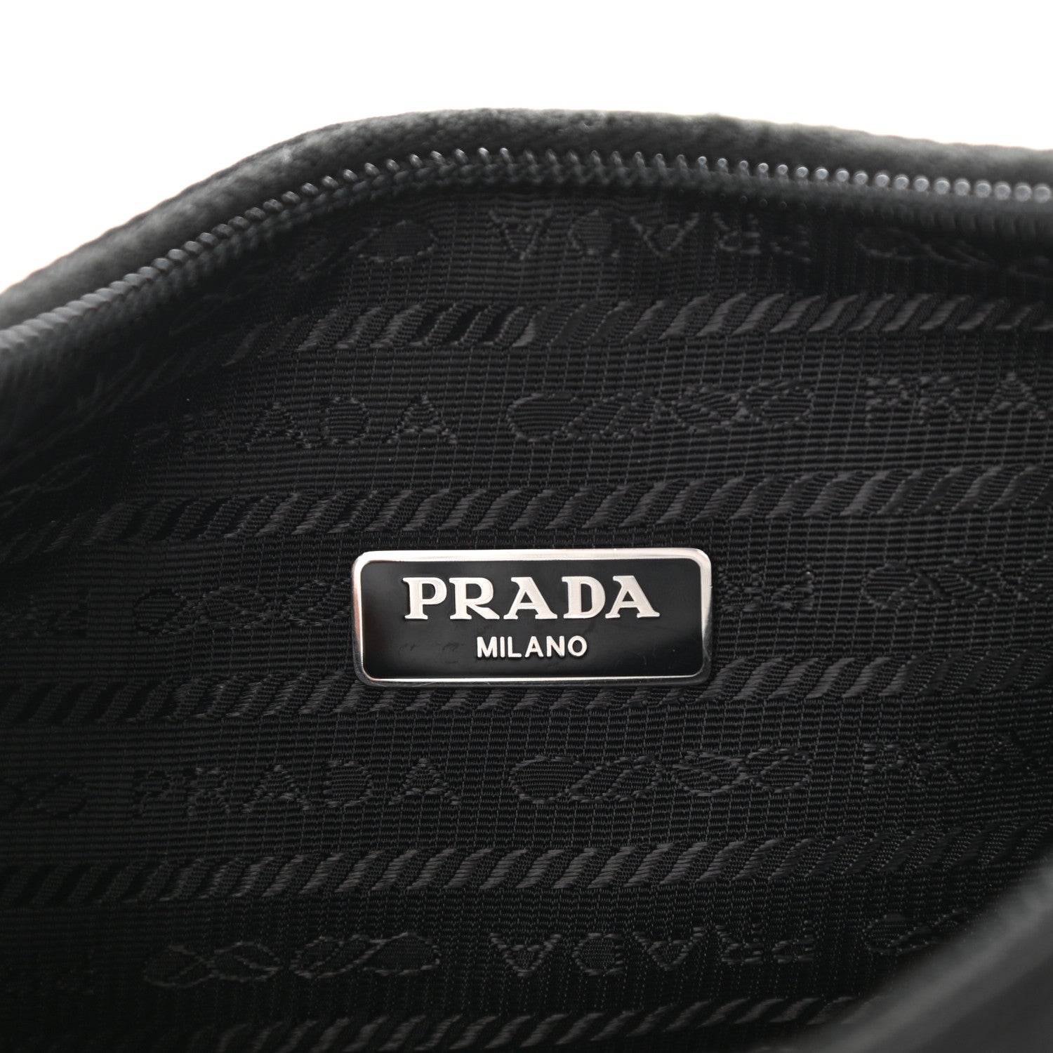 Prada Tessuto Nylon Mini Re-Edition 2000 Bag Black 6 of 11