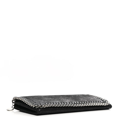 Stella McCartney Shaggy Deer Falabella Flap Wallet Black 4 of 7