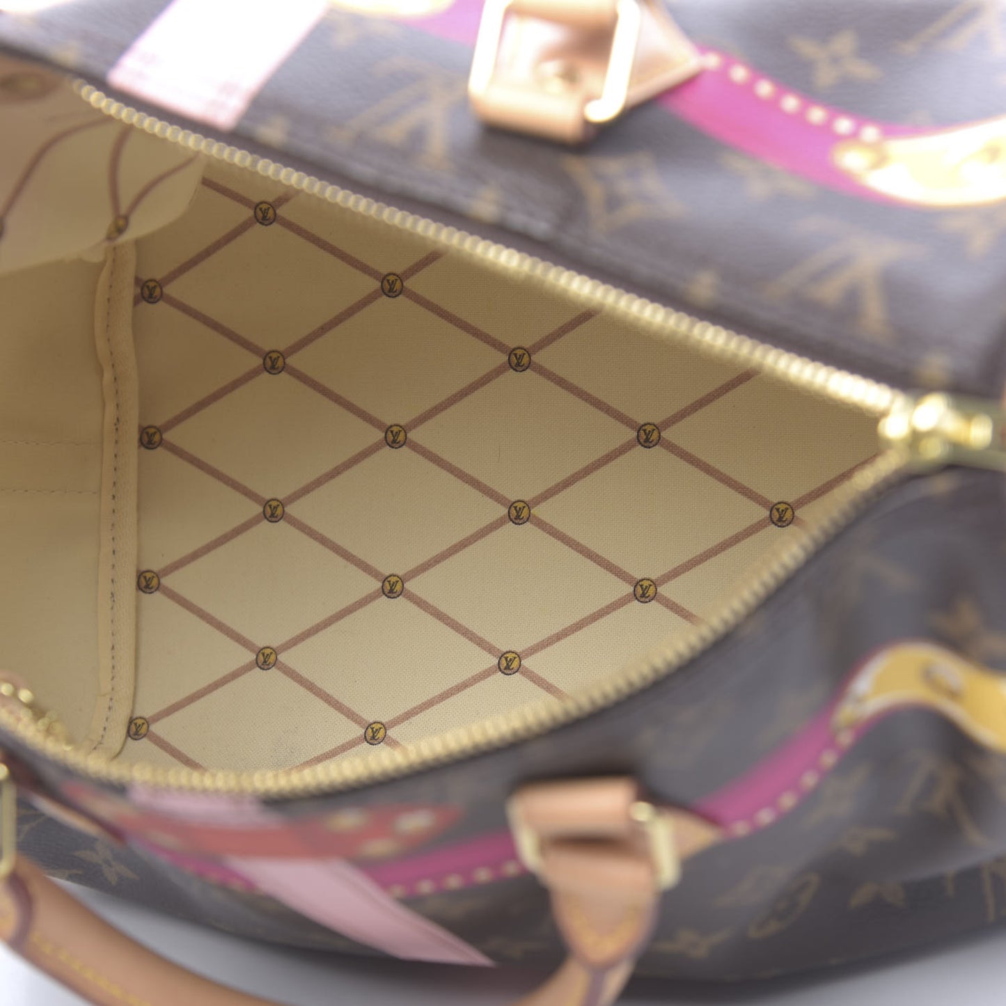Monogram Summer Trunks Speedy Bandouliere 30