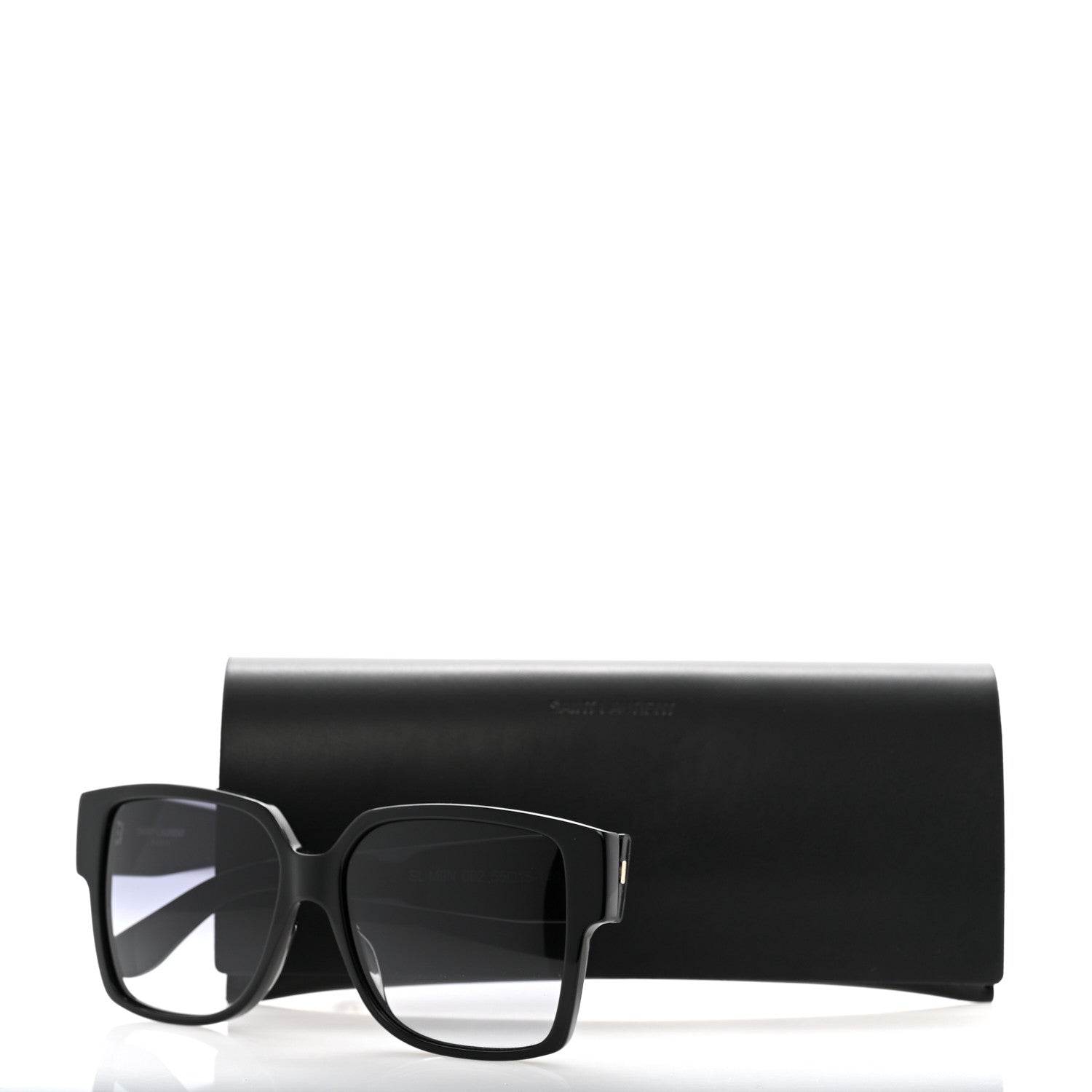 Saint Laurent Acetate Square SL M9N Sunglasses Black 8 of 8